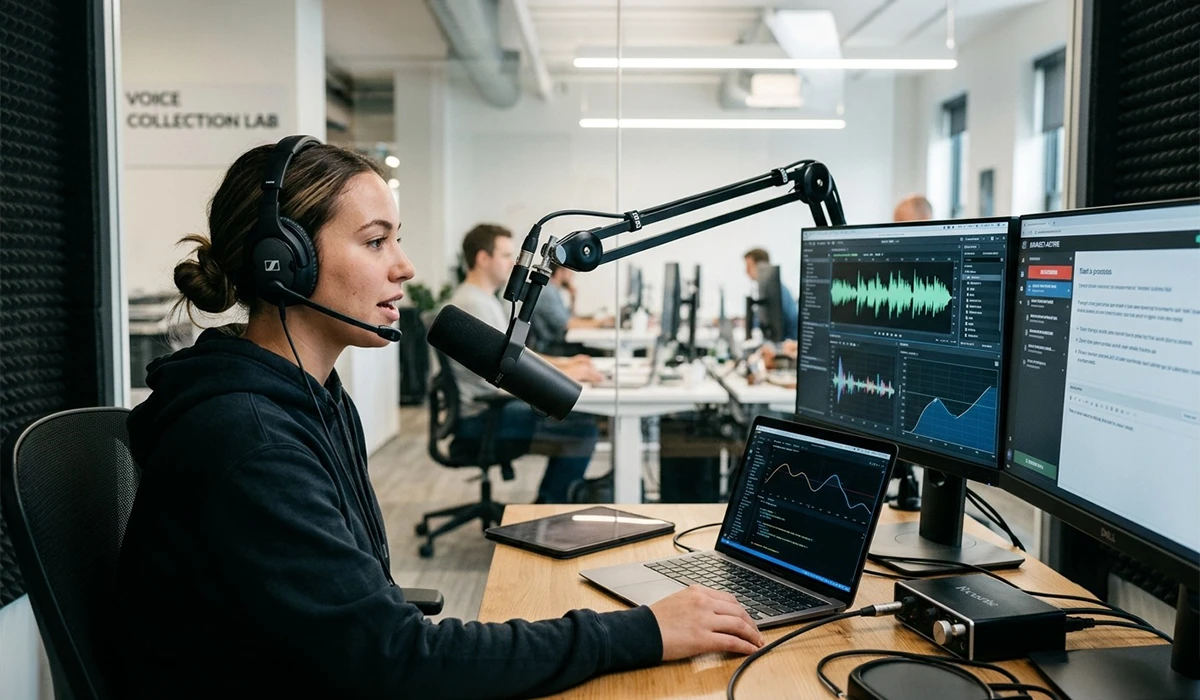 Voice Data Collection Company in UAE providing AI-ready speech dataset solutions